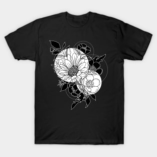 Abstract sunflower T-Shirt